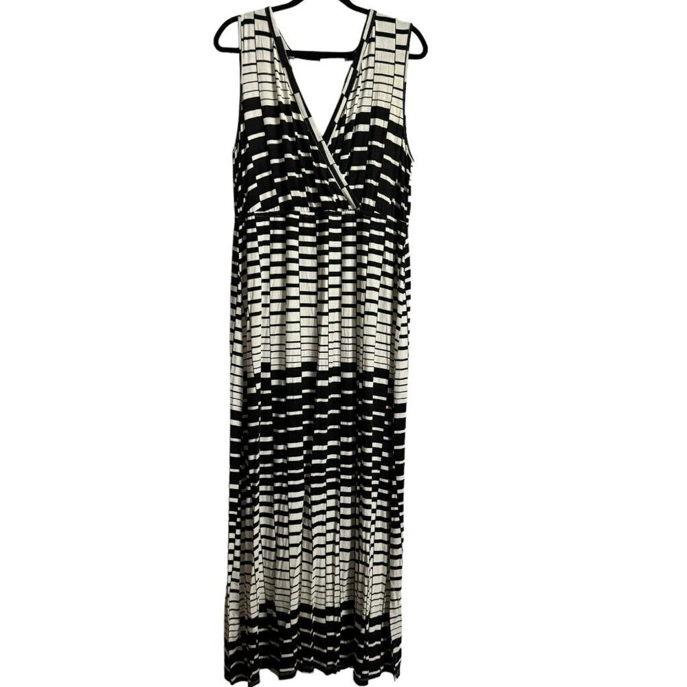 Lane Bryant Black & White Maxi Dress,‎ 14/16 - Not worn but tags are off